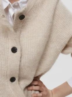 SLFLULU LS ALPACA BLEND KNIT SHORT CARDIGAN NOOS