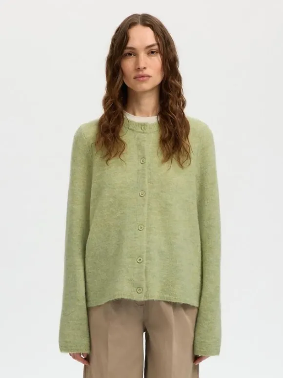 SLFLULU NEW LS KNIT CARDIGAN NOOS