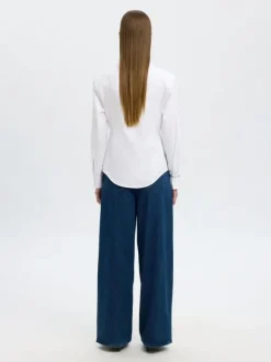 SLFNICOLINA SLIM LS SHIRT B