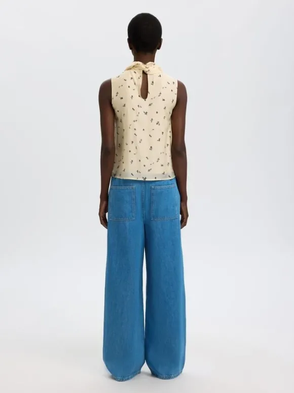 SLFRELAXED TENNA HW JEANS