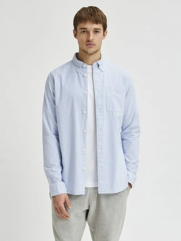 SLHREGRICK-OX FLEX SHIRT LS S NOOS