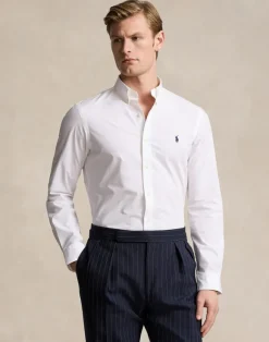 Slim Fit Stretch Poplin Shirt