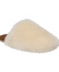 Slipper in Real sheepskin - Off white