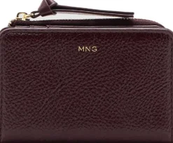 Small faux-leather wallet