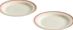 Sobremesa Plate-18,5 Set of 2-Red
