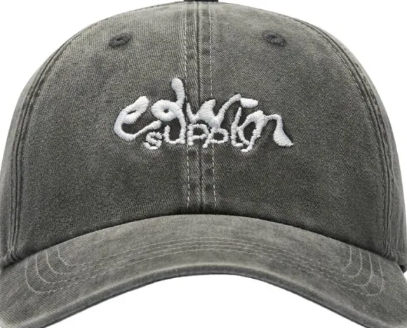 Soft Washed 6 Panel Cap - Black