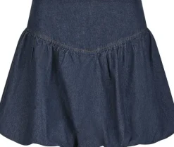 Solar Denim Balloon Skirt