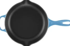 Stegepande støbejern 23 cm Azure Blue