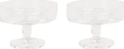 0405 Stem Glass Set of Two | Clear | Wide