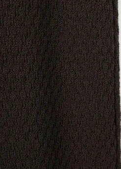 Straight knitted trousers