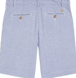Stretch Cotton Seersucker Short
