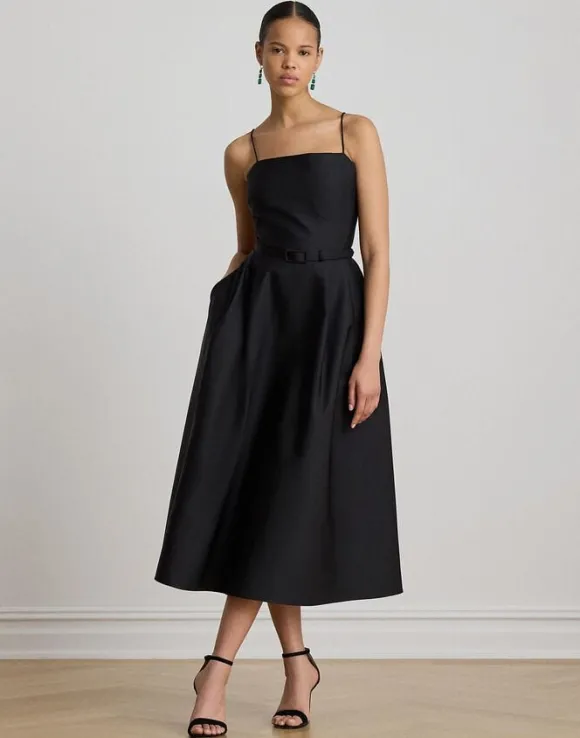 STRUCTURED FAILLE-WVN-DRESSES