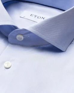 Super Slim Fit Light Blue Signature Twill Shirt