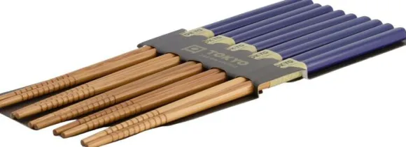 TDS Bamboo Chopstick Set/5 D. Blue