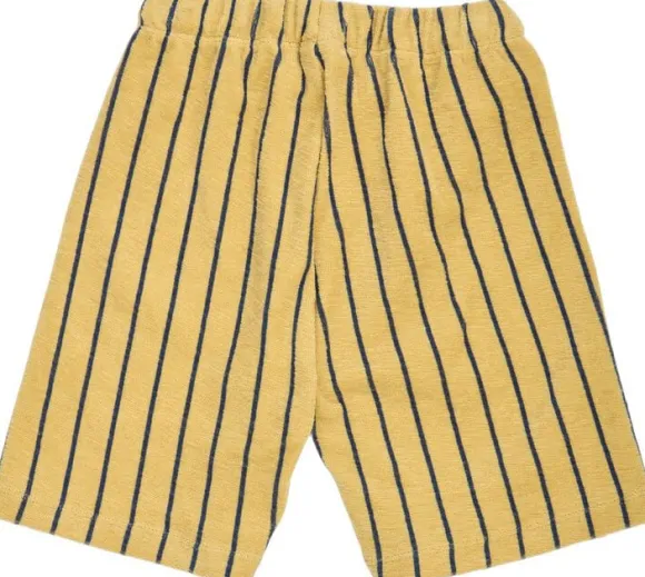 Terry stripe shorts