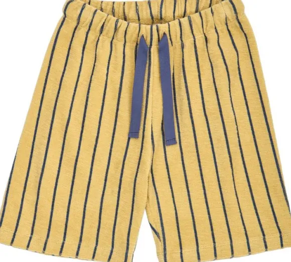 Terry stripe shorts