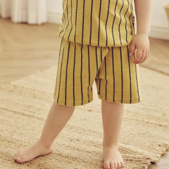 Terry stripe shorts baby