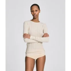 Thyra L/S Cotton Top Drop Needle GOTS