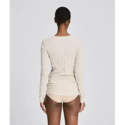 Thyra L/S Cotton Top Drop Needle GOTS