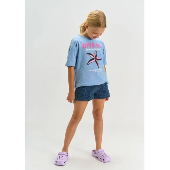 TNPrima Regular Fit Denim Shorts
