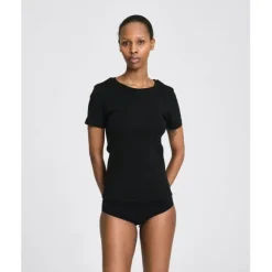 Trille Cotton Top 1x1 Rib Tee GOTS