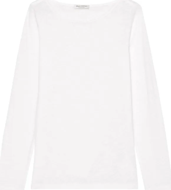 T-shirt, long sleeve, boat neck