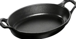 Ugnsform 21 Svart Oval Gjutjärn