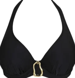 Uvita padded plunge bikini top