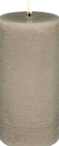 UYUNI LIGHTING - Pillar LED Candle - Sandstone - 7,8 x 15,2 CM