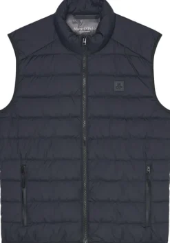 Vest, sdnd, stand-up collar, zip po