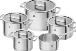 Vitality 5-st, Gryt & kastrullset, Silver