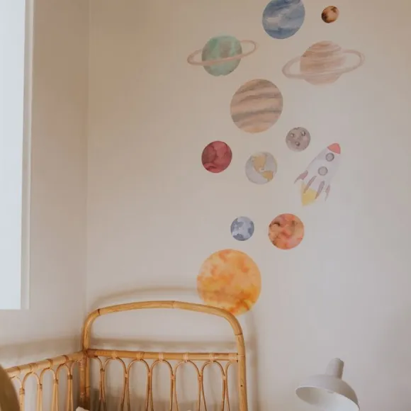 Wallsticker Solsystemet