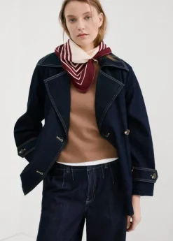 Wide leg mid-rise jeans