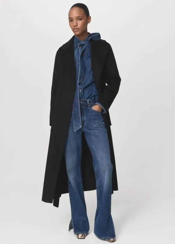 WOOL BLEND COAT. -- BATIN