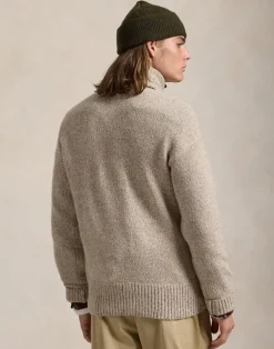 Wool-Blend Turtleneck Sweater