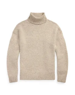 Wool-Blend Turtleneck Sweater