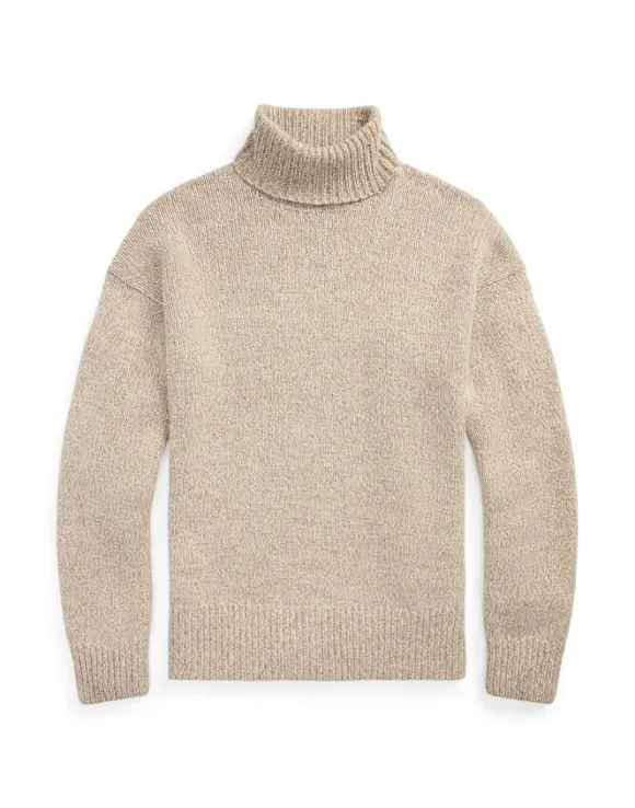 Wool-Blend Turtleneck Sweater