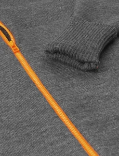 100% Wool Klemens Zip Kontrast