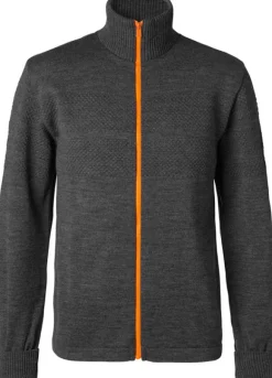 100% Wool Klemens Zip Kontrast