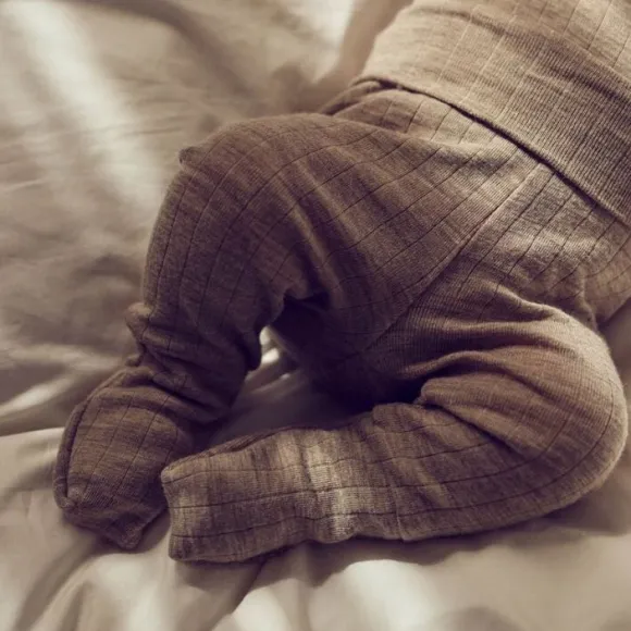 Woolly rib pants