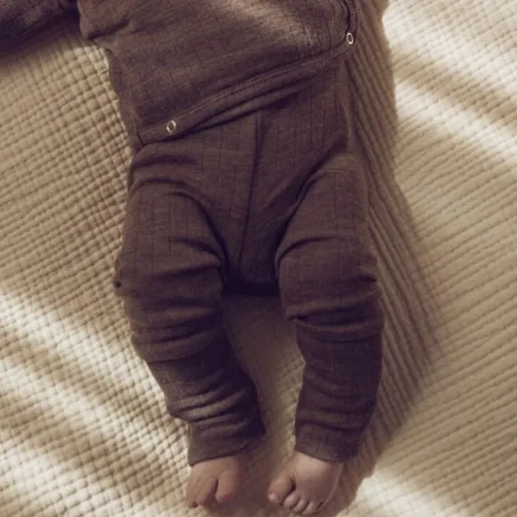 Woolly rib pants