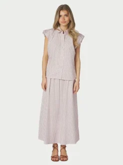 Yara Long Double Stripe Skirt