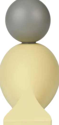Year Bird Bella 2025 H12. 5 cm creme/grå