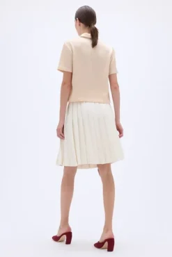 ZIPPED POLO TOP