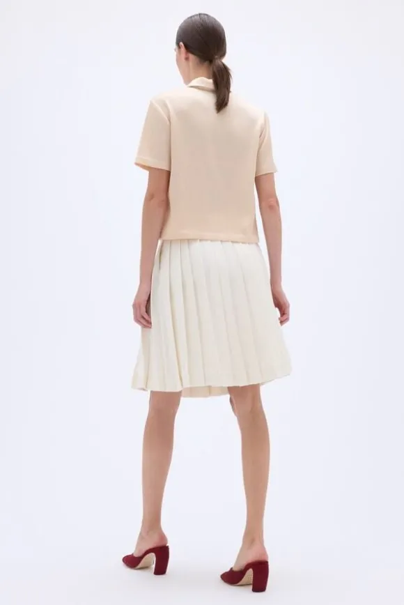 ZIPPED POLO TOP